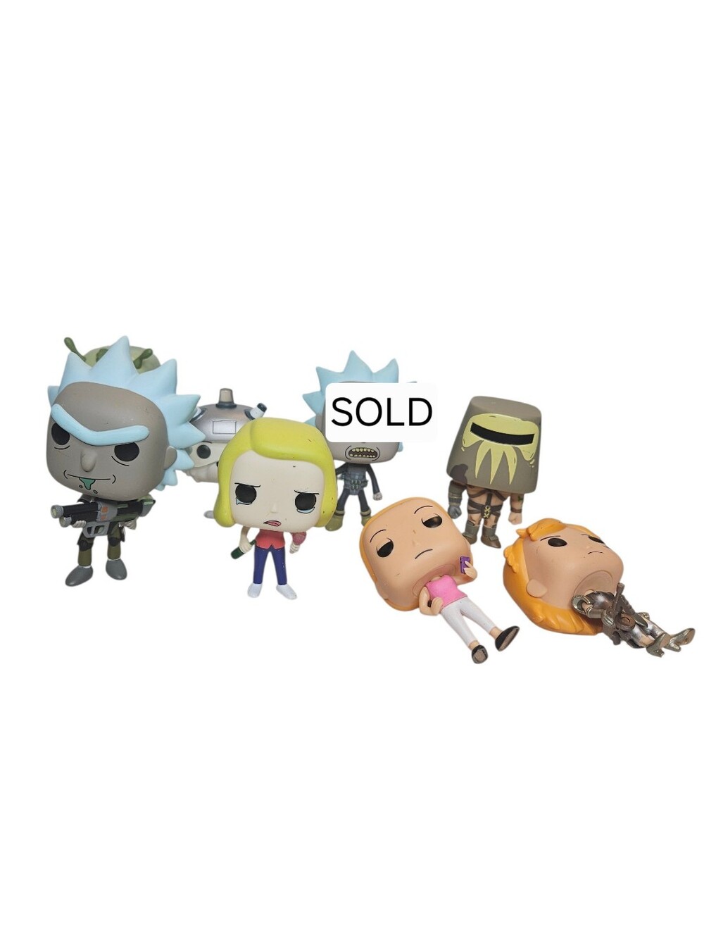Rick and Morty Funko Pop Figures Lot of 7